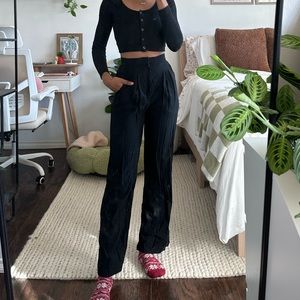 cotton on pleated pants